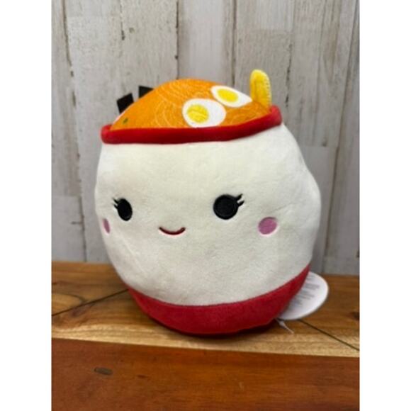 NWT Squishmallows 10" Flip A Mallow Raisy Ramen & Shun Sushi Plush Toy - Picture 1 of 7